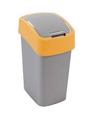 Curver Curver Flip Bin Kosz Na Śmieci Szaro-Pomarańczowy 10l