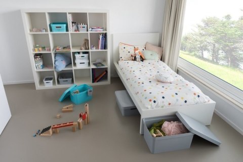 Curver Curver Infinity Pojemnik Z Przykrywką Szary 45l