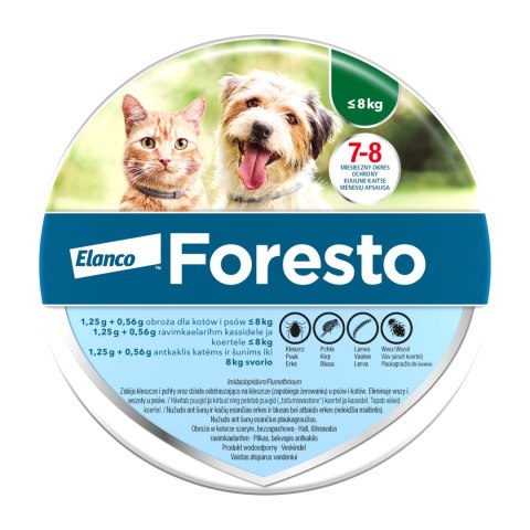 Elanco Bayer Foresto Obroża Dla Kotów I Psów 38cm