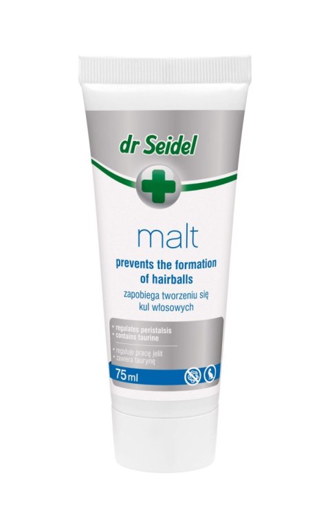 Laboratorium DermaPharm Laboratorium DermaPharm Dr Seidel Malt Pasta Dla Kota Odkłaczająca 75ml
