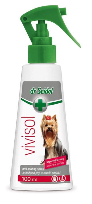 Laboratorium DermaPharm Laboratorium DermaPharm Dr Seidel Vivisol Płyn Odstraszający Psy W Okresie Cieczki 100ml