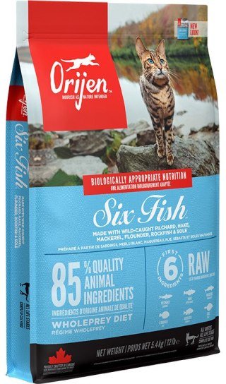 Orijen Orijen Six Fish Cat 5,4kg