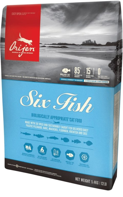 Orijen Orijen Six Fish Cat 5,4kg
