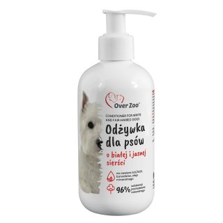 Over Zoo OVER ZOO Odżywka Dla Psa Do Białej I Jasnej Sierści 240ml