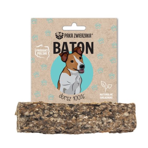 Paka Zwierzaka Paka Zwierzaka Baton Dorsz 100% 28g