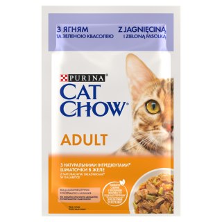 Purina Cat Chow Purina Cat Chow Adult Jagnięcina I Zielona Fasolka 85g