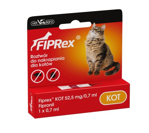 Vet-Agro Vet-Agro Fiprex Dla Kota 0,7ml