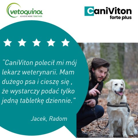 Vetoquinol Vetoquinol Caniviton Forte Plus 90szt