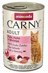 Animonda Animonda Cat Carny Adult Wołowina, Indyk I Krewetki 400g