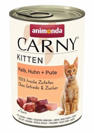 Animonda Animonda Cat Carny Kitten Wołowina, Cielęcina I Kurczak 400g