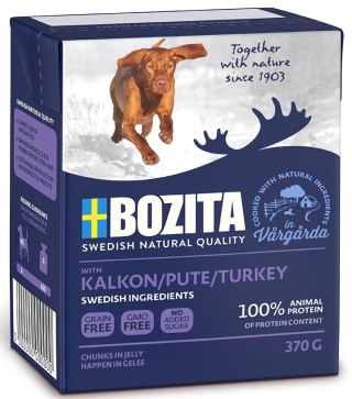 Bozita BOZITA Dog Indyk W Galarecie 370g