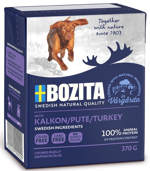 Bozita BOZITA Dog Indyk W Galarecie 370g
