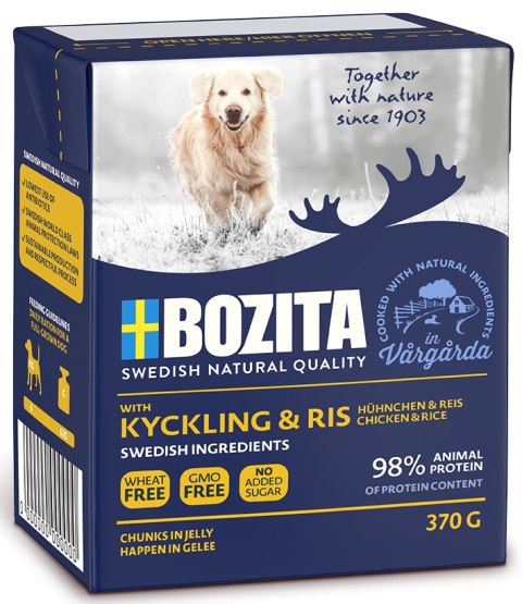 Bozita BOZITA Dog Kurczak I Ryż W Galarecie 370g
