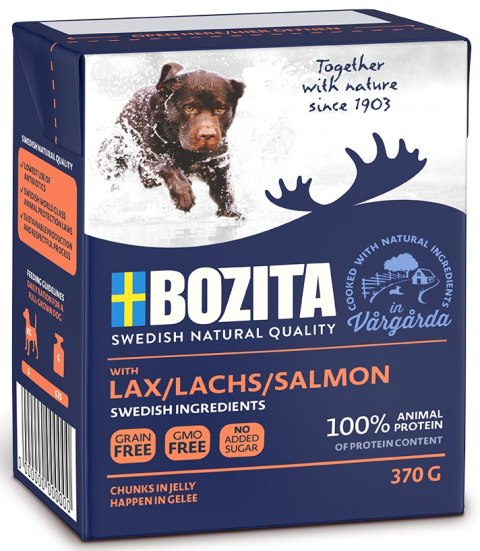 Bozita BOZITA Dog Łosoś W Galarecie 370g
