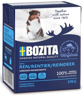 Bozita BOZITA Dog Renifer W Galarecie 370g