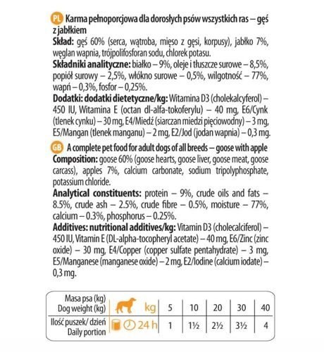 Dolina Noteci Dolina Noteci Premium Pure Gęś Z Jabłkiem 800g