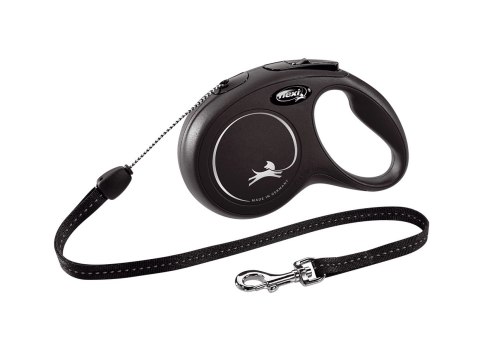 Flexi Smycz New Classic S Linka 8m Do 12kg Czarna