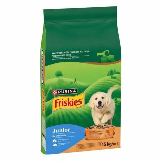 Friskies PURINA Friskies Junior Z Kurczakiem Mlekiem I Warzywami 15kg