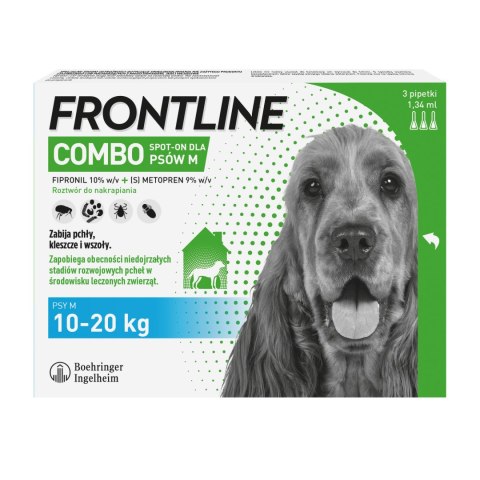 Frontline (Boehringer Ingelheim) FRONTLINE Combo Spot-On Dla Psa 3x1,34ml