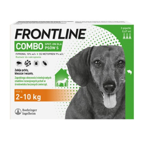 Frontline (Boehringer Ingelheim) FRONTLINE Combo Spot-On Dla Psów 3x0,67ml