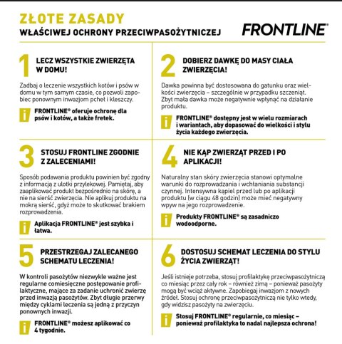 Frontline (Boehringer Ingelheim) FRONTLINE Tri-Act Dla Psów 3x0,5ml