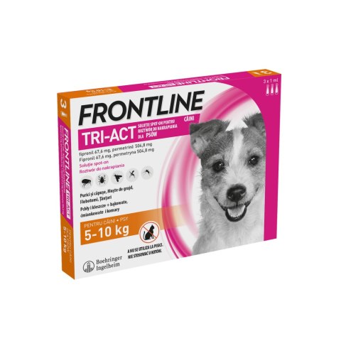 Frontline (Boehringer Ingelheim) FRONTLINE Tri-Act Dla Psów 3x1ml