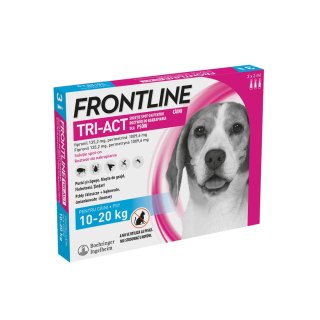 Frontline (Boehringer Ingelheim) FRONTLINE Tri-Act Dla Psów 3x2ml