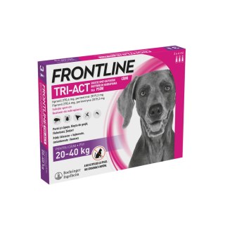 Frontline (Boehringer Ingelheim) FRONTLINE Tri-Act Dla Psów 3x4ml