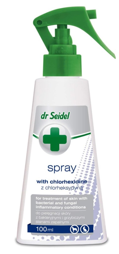 Laboratorium DermaPharm Laboratorium DermaPharm Dr Seidel Spray Z Chlorheksydyną 100ml