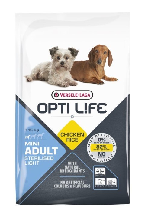 Versele-Laga Versele-Laga Opti Life Adult Light Mini Kurczak Z Ryżem 7,5kg