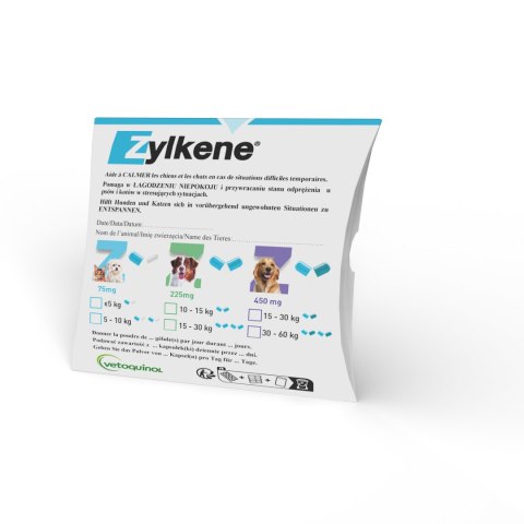 Vetoquinol Vetoquinol Zylkene 225 Mg Dla Psów Ras Średnich Na Uspokojenie 10 Tab.