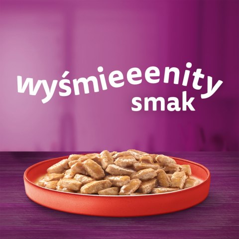 Whiskas WHISKAS Mokra Karma Dla Kota 1+ Z Wołowiną W Sosie 400g