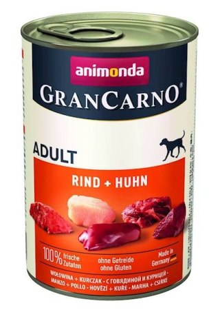 Animonda Animonda GranCarno Adult Dog Wołowina + Kurczak 400g