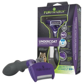 FURMINATOR FURMINATOR Narzędzie Do Wyczesywania Podszerstka Dla Długowłosych Kotów Średnich I Dużych Ras