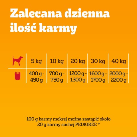 Pedigree Pedigree Mokra Karma Dla Dorosłych Psów Z Wołowiną W Galarecie Puszka 400g