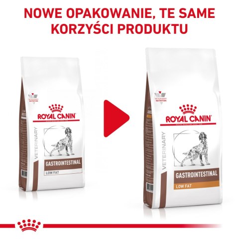 Royal Canin weterynaria ROYAL CANIN Gastrointestinal Low Fat 12kg