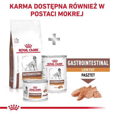 Royal Canin weterynaria ROYAL CANIN Gastrointestinal Low Fat 12kg