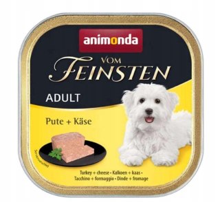 Animonda ANIMONDA Dog Vom Feinsten Adult indyk z żółtym serem 150g