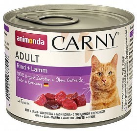 Animonda Animonda Cat Carny Adult Wołowina I Jagnięcina 200g
