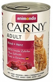 Animonda Animonda Cat Carny Adult Wołowina I Serca 400g