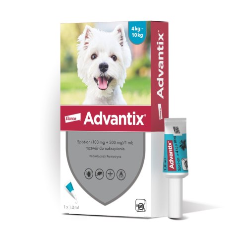 Bayer Bayer Advantix Krople Na Kleszcze I Pchły 1ml