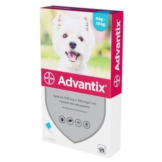 Bayer Bayer Advantix Krople Na Kleszcze I Pchły 1ml