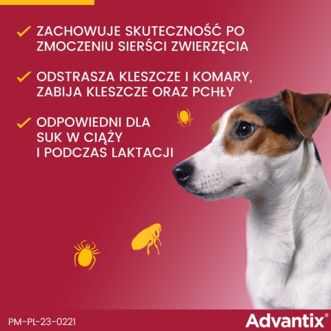 Bayer Bayer Advantix Krople Na Kleszcze I Pchły 1ml