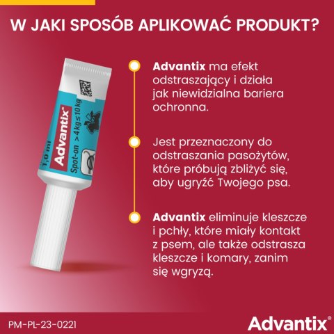 Bayer Bayer Advantix Krople Na Kleszcze I Pchły 1ml