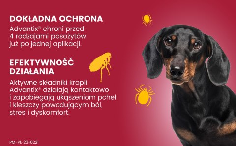 Bayer Bayer Advantix Krople Na Kleszcze I Pchły 1ml