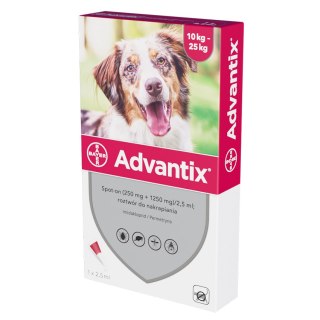 Bayer Bayer Advantix Krople Na Kleszcze I Pchły 2,5ml