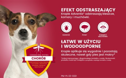 Bayer Bayer Advantix Krople Na Kleszcze I Pchły 4x1ml