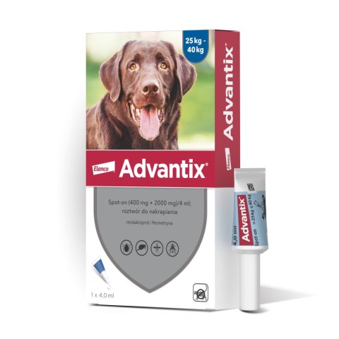 Bayer Bayer Advantix Krople Na Kleszcze I Pchły 4ml