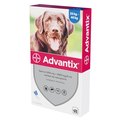 Bayer Bayer Advantix Krople Na Kleszcze I Pchły 4ml