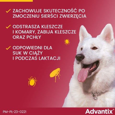 Bayer Bayer Advantix Krople Na Kleszcze I Pchły 4ml